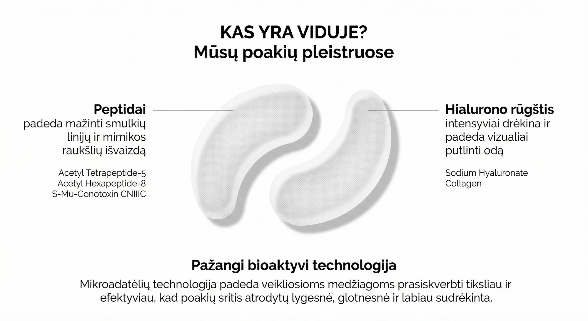 LUMIMI mikroadatiniai pleistrai