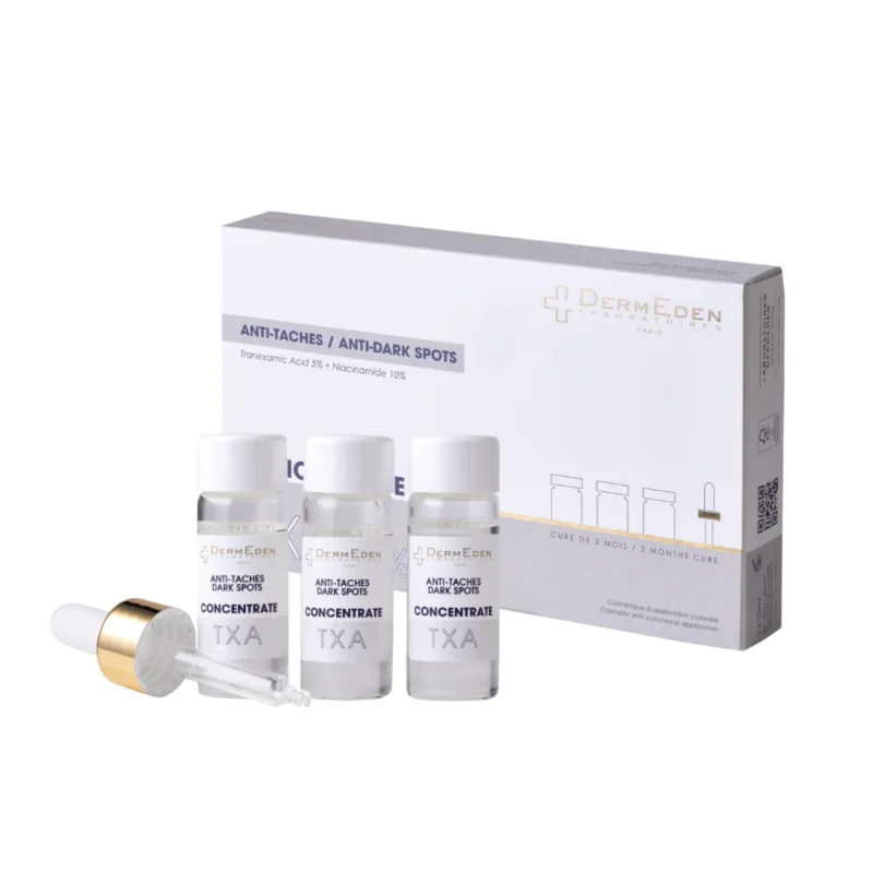 DERMEDEN TXA 5% ANTI-DARK SPOTS CONCENTRATE priemonė pigmentacijai ir randeliams mažinti Lumimi.lt