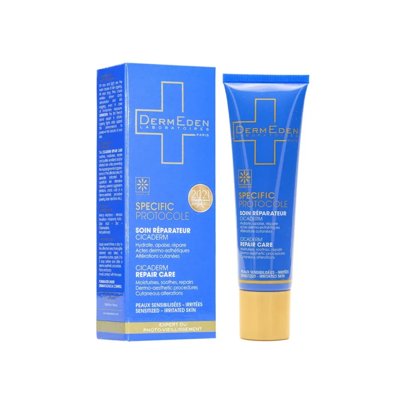 DERMEDEN Atkuriamasis kremas pažeistai odai CICADERM, 30ml Lumimi.lt