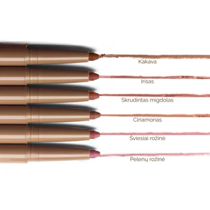 Lūpų pieštukas + Lūpų blizgis + Antakių pieštukas Lumimi.lt 3