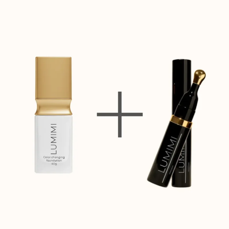 Prie odos prisitaikantis makiažo pagrindas + Universalus maskuoklis Lumimi.lt